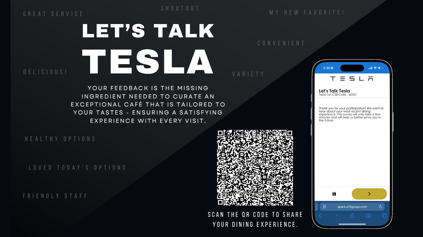 Let's Talk Tesla Feedback